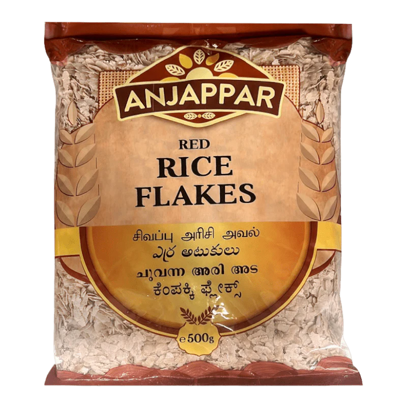 Anjappar Rice Flakes White Medium Poha 500g