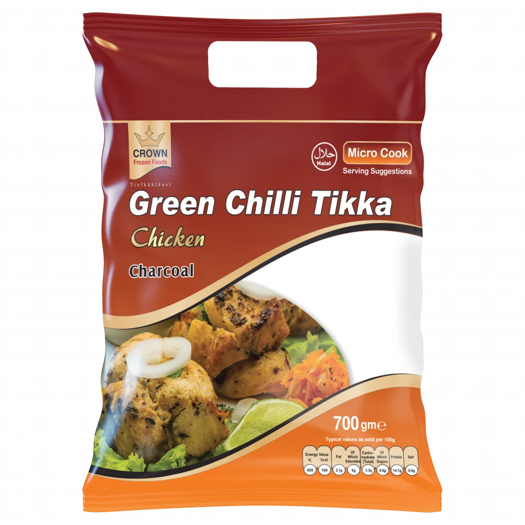 Crown Green Chilli Tikka Chicken 700g