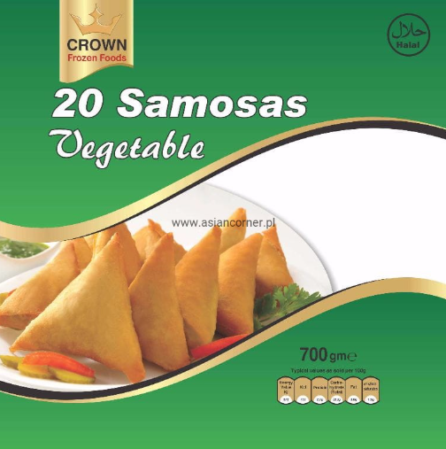 Crown Samosa Vegetable 20pc