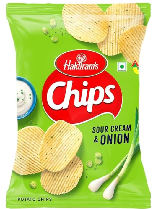Haldiram Chips Sour Cream & Onion 120g
