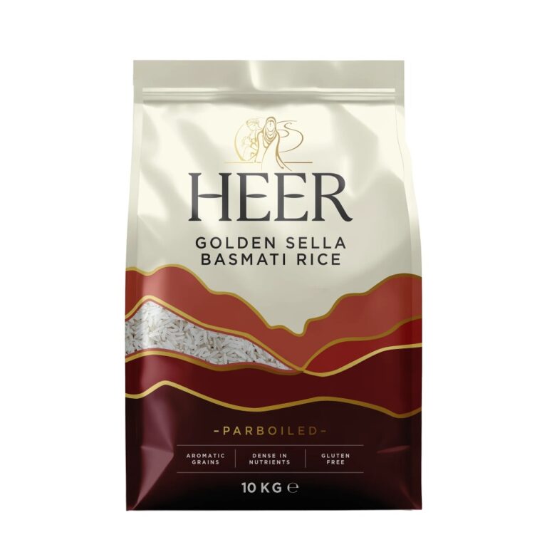 Heer Golden sella basmati rice parboiled 10kg