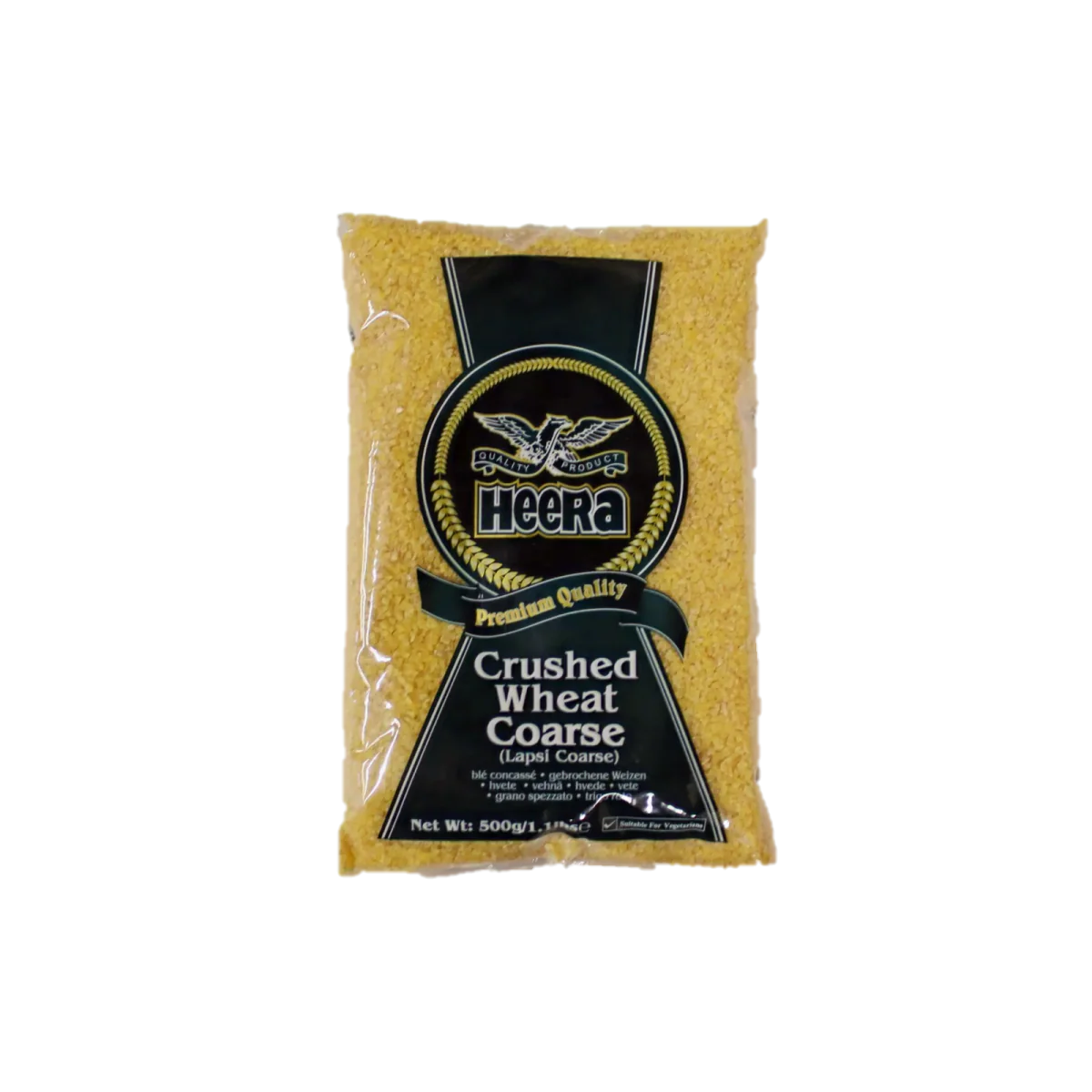 Heera Crushed Wheat Lapsi Coarse 500g