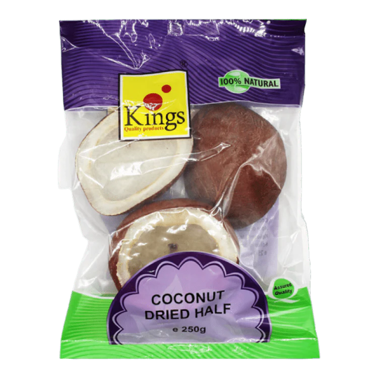 Kings Kokosnuss, getrocknete halbe 250g
