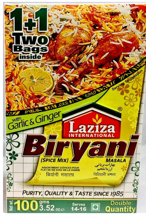 Laziza Biryani Masala 100g