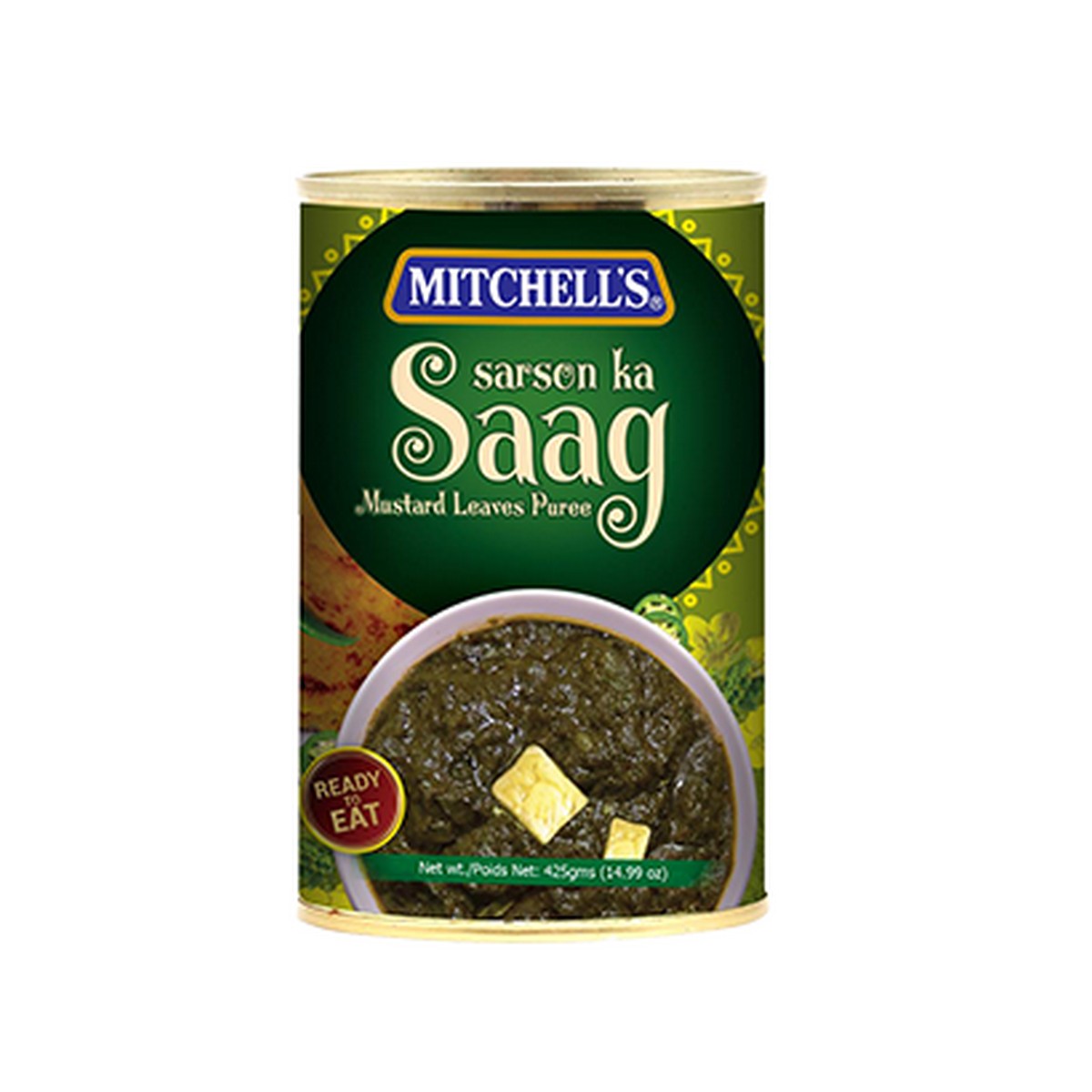 Mitchells Canned Sarson Ka Saag 425g