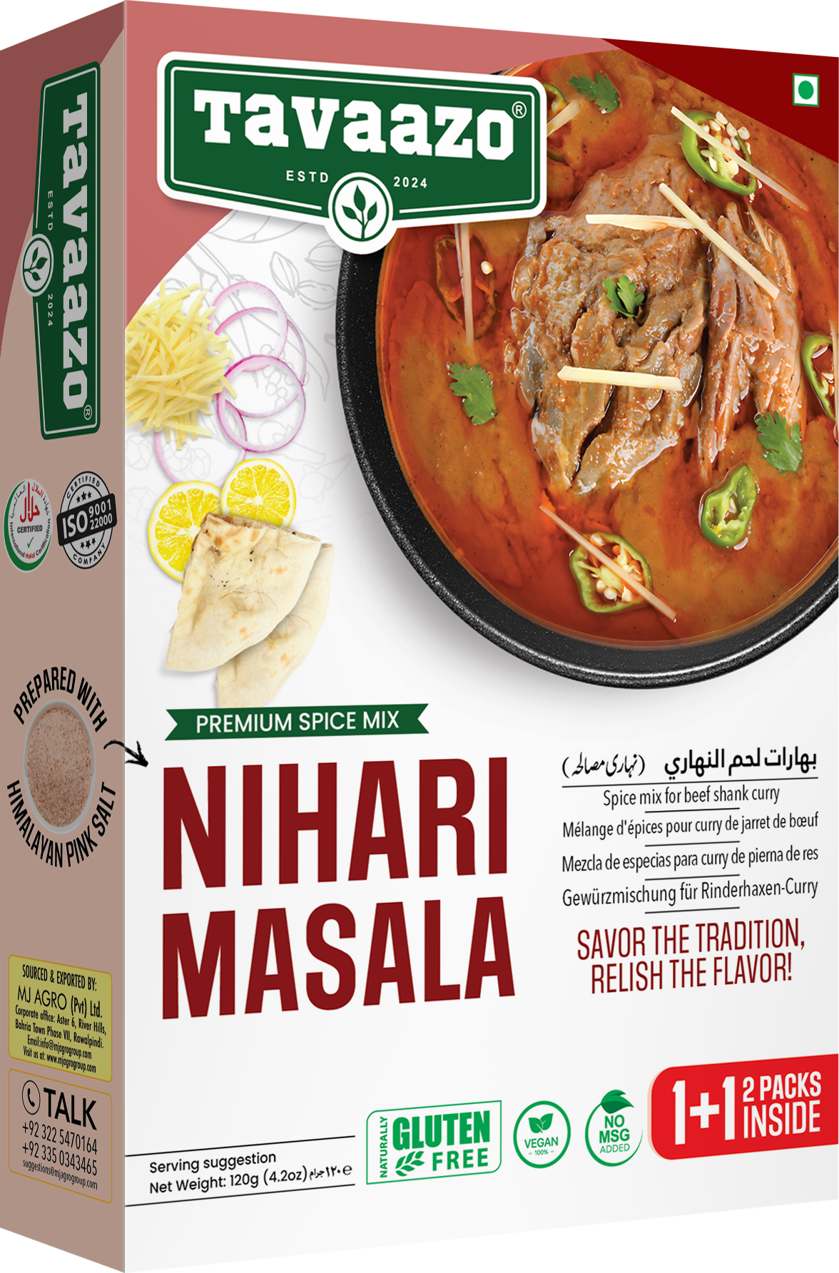 Tavazoo Recipe & Seasoning Mix Nihari Masala 120g