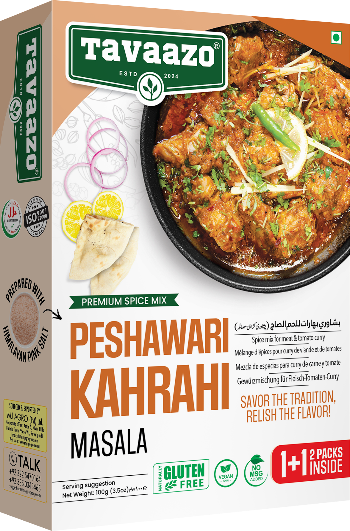 Tavazoo Recipe & Seasoning Mix Pishawari Karahi Gosht 100g