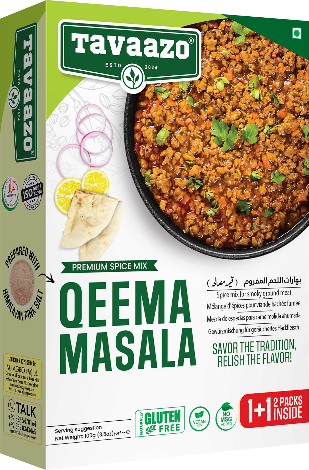 Tavazoo Recipe & Seasoning Mix Qeema Masala 100g