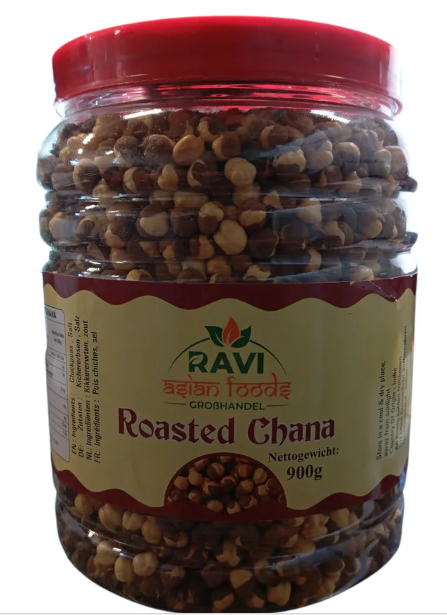 Ravi geröstete Kichererbsen im Glas (900 g)