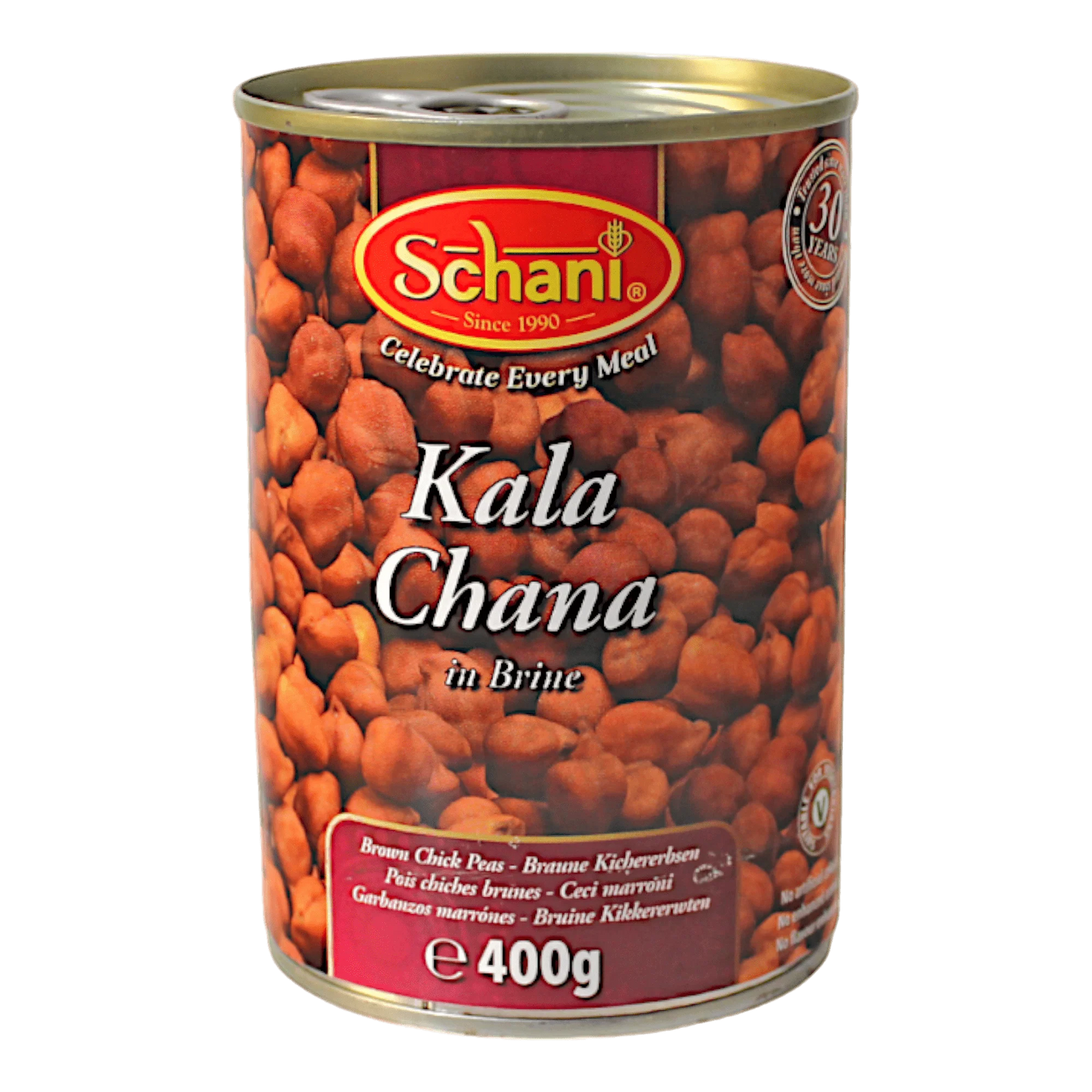 Schani Kala Chana Boiled 400g