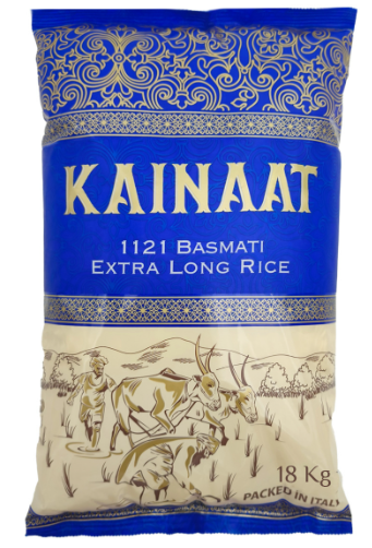 AB Kainaat 1121 Basmati Rice 18Kg