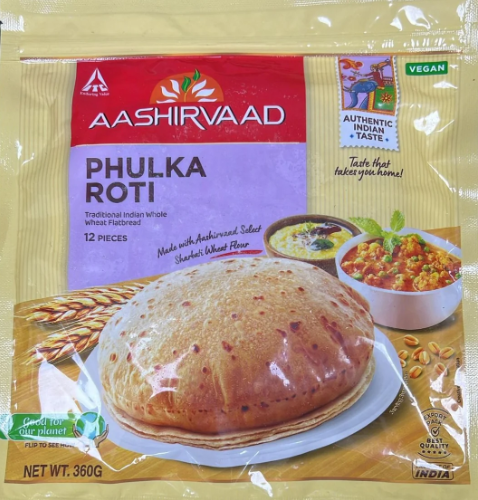 Aashirvaad Pulka Roti 12pc 360g
