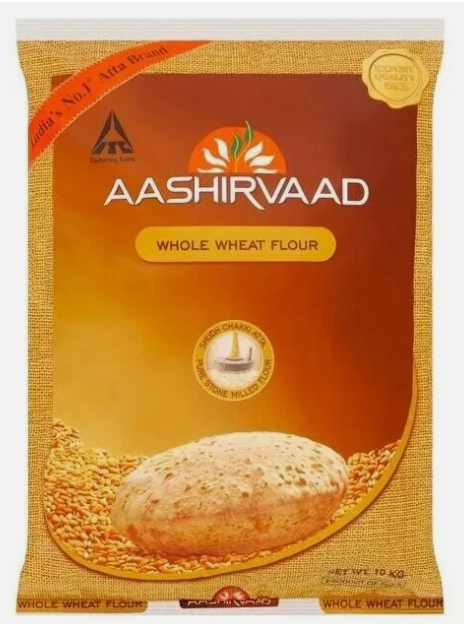 Aashirvaad Whole Wheat Flour 10kg