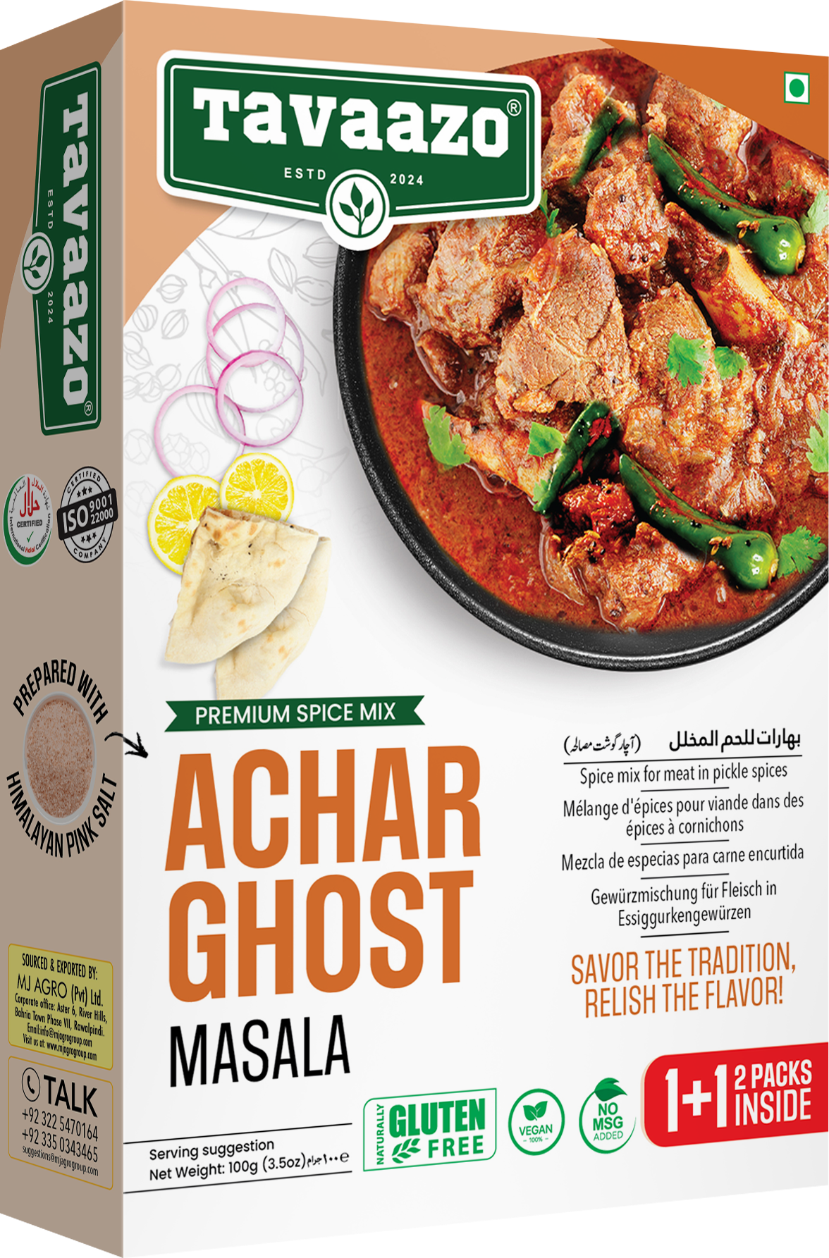 Tavazoo Recipe & Seasoning Mix Achar Gosht 100g