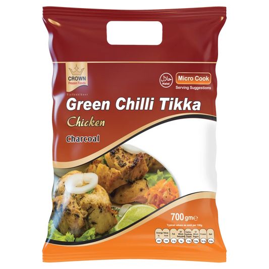 Crown Green Chilli Tikka Chicken 700g