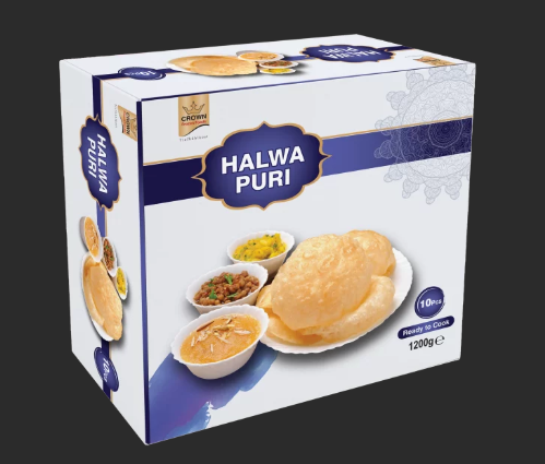 Crown Halwa Puri 10pc