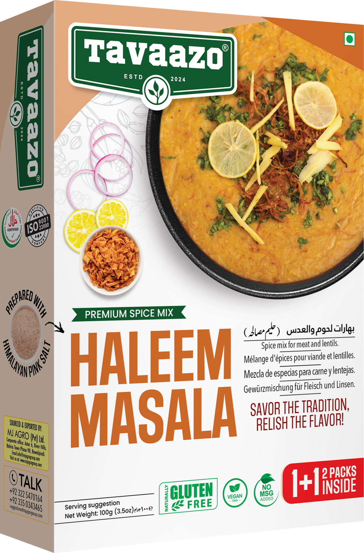 Tavazoo Recipe & Seasoning Mix Badshahi Haleem 100g