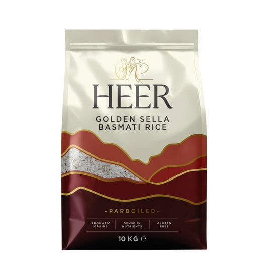 Heer Golden sella basmati rice parboiled 10kg