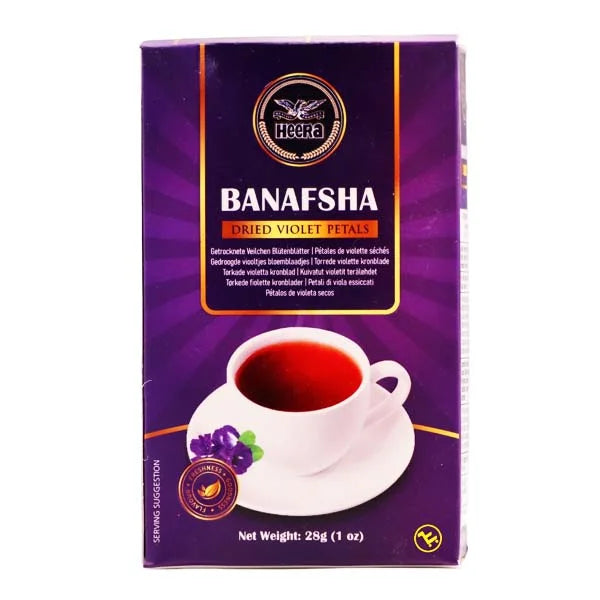 Heera Banafsha Dried Violet Petals 28g