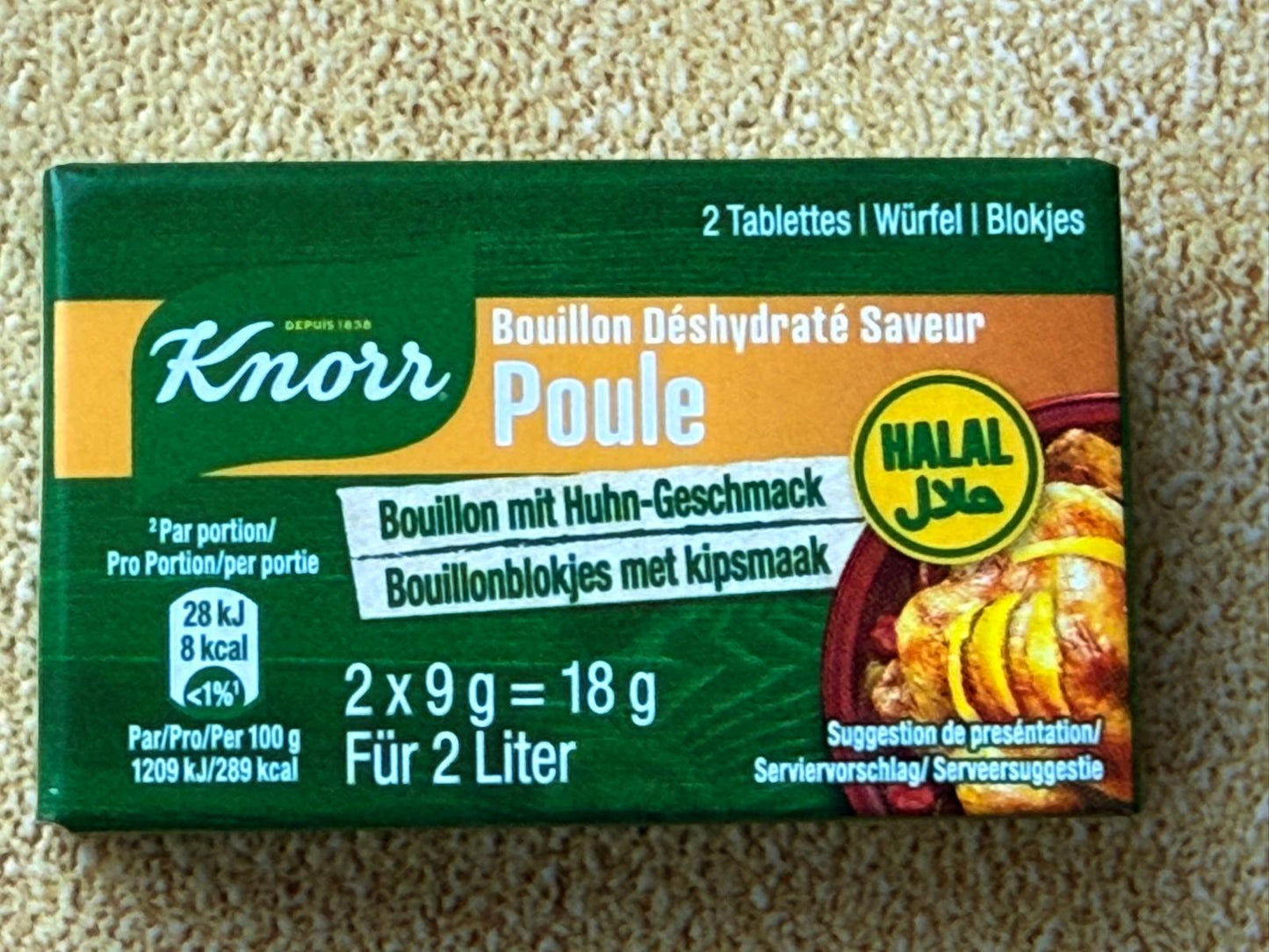 Knorr Cubes Chicken 18g