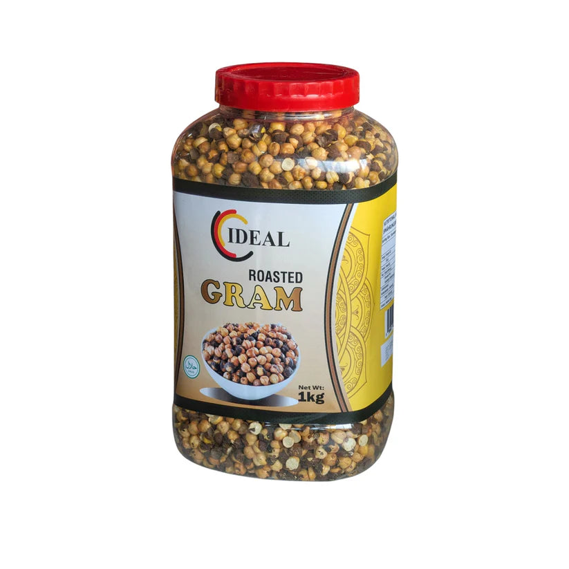 Ideal Roasted Chana unsalted Jar 1Kg