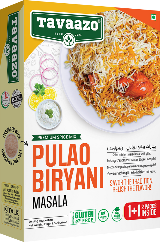 Tavazoo Recipe & Seasoning Mix Mutton Pulao Biryani 100g