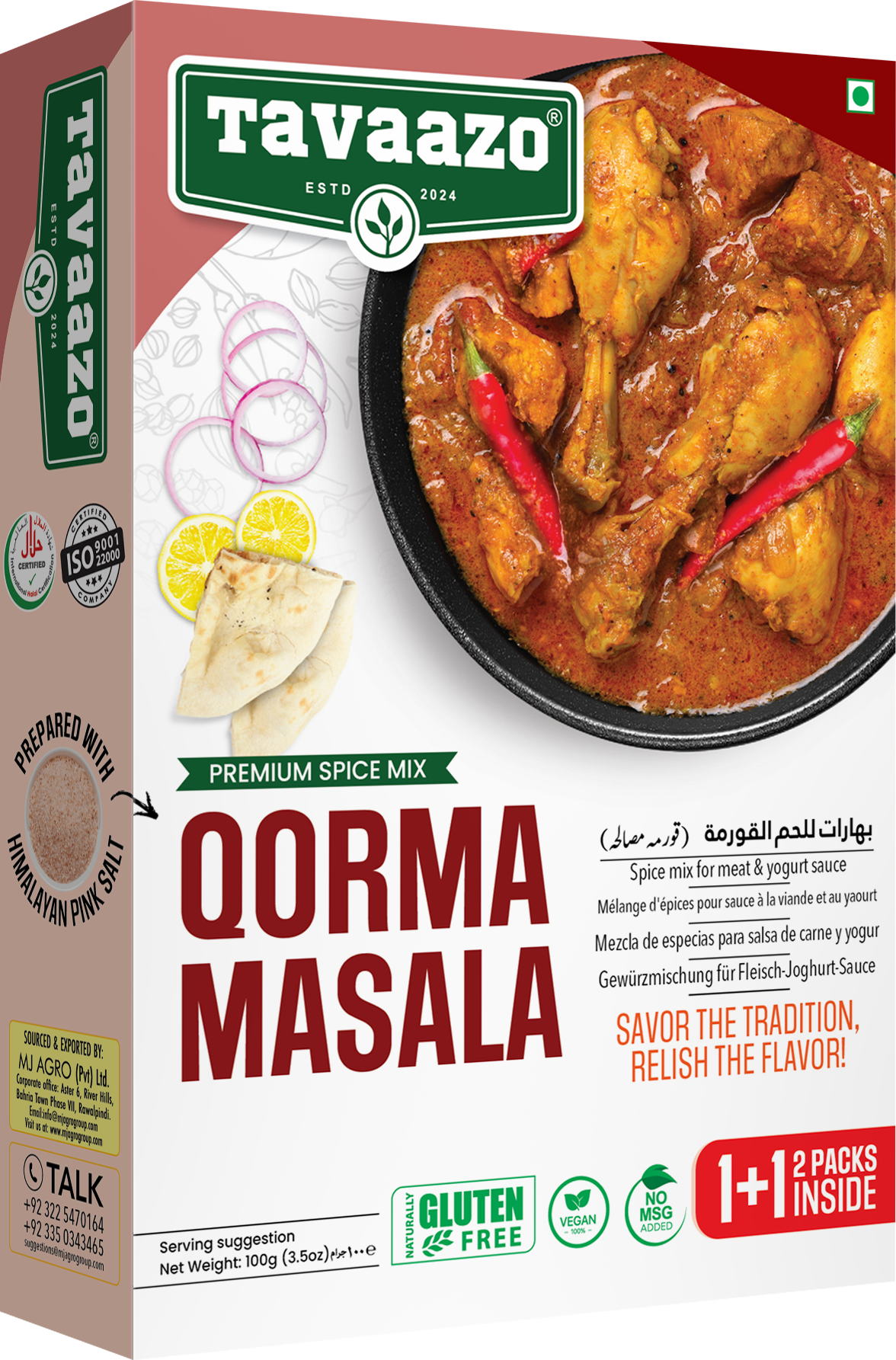 Tavazoo Recipe & Seasoning Mix Shahi Qorma 100g