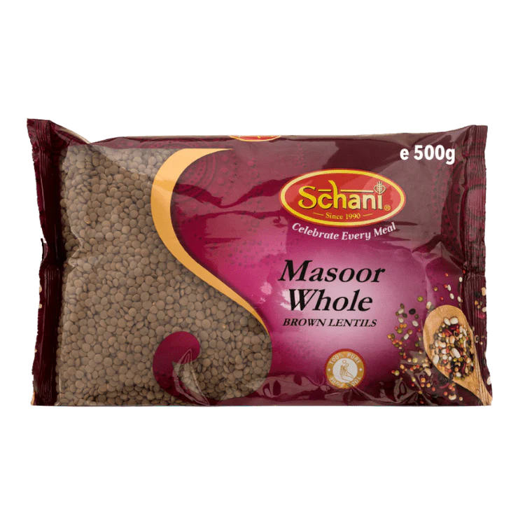 Schani Brown Lentils (Masoor Whole) 500g