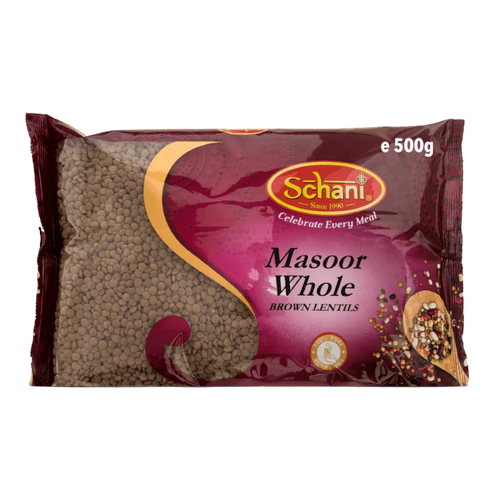 Schani Brown Lentils (Masoor Whole) 500g