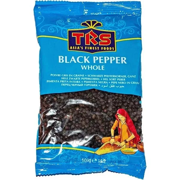 TRS Schwarzer Pfeffer, ganz, 100 g