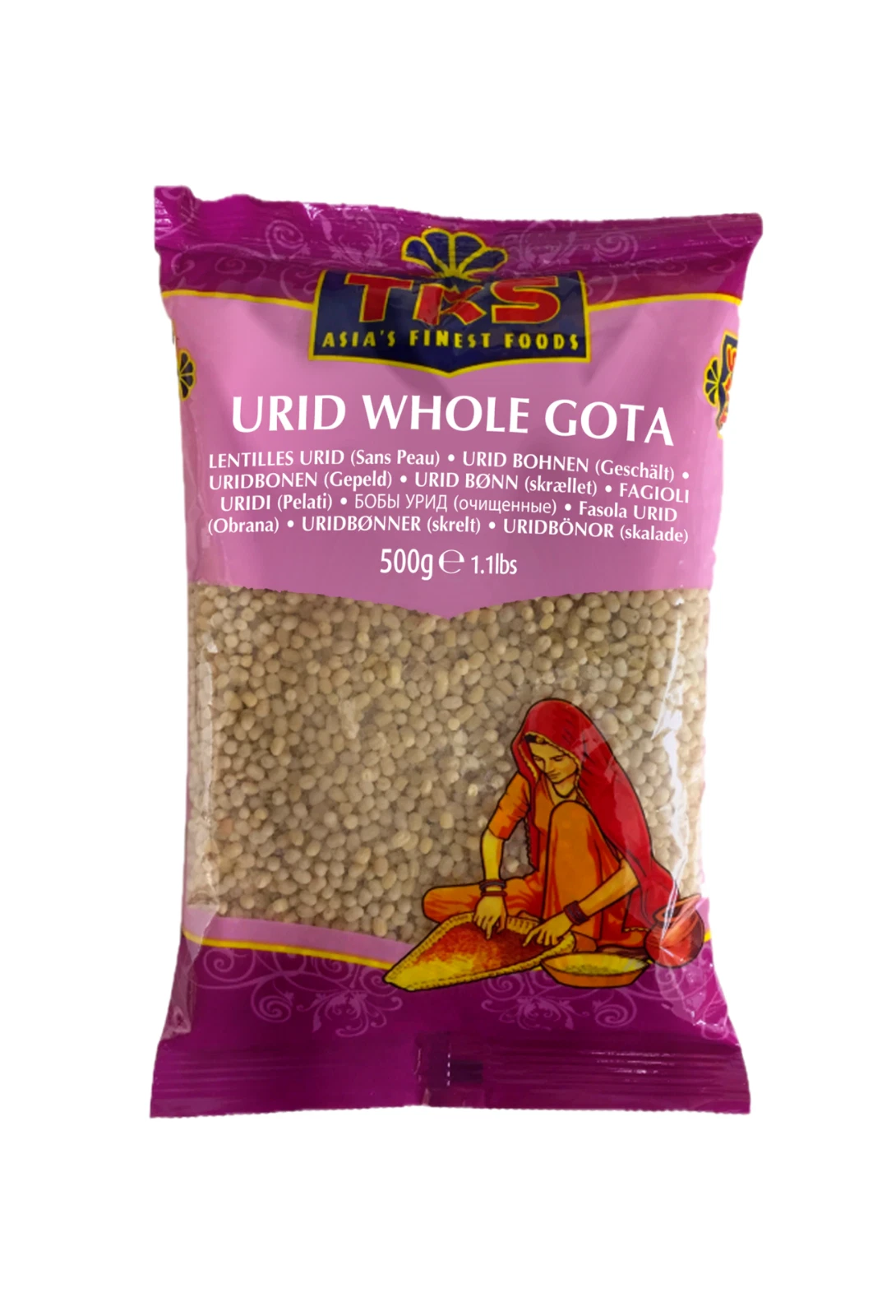 TRS Urid Whole Gota 500G
