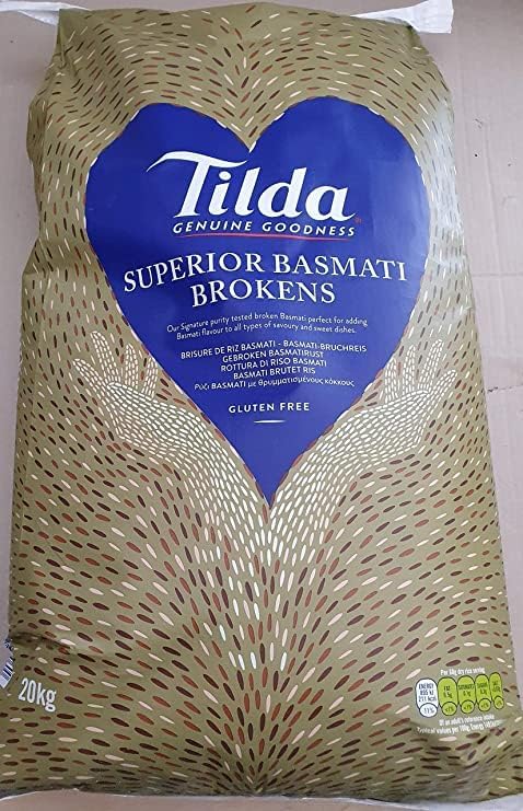 Tilda Broken Basmati Rice 20kg