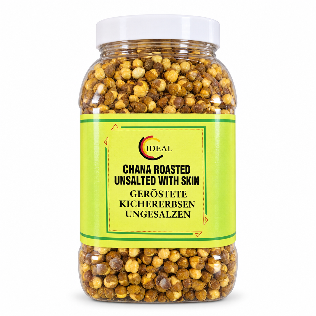 Ideal Roasted Chana Unsalted Jar 500g