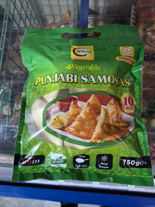 Ideal Frozen Samosa Vegetable Punjabi 10pcs